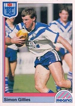 1992 Regina NSW Rugby League #132 Simon Gillies Front